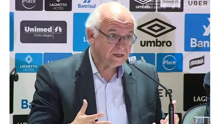 El presidente de Gremio no se quedó callado y aprovechó para disparar contra River