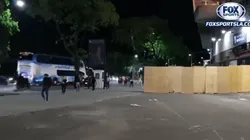 El micro de Boca se retiró de la cancha de River con mucha más escolta de con la que llegó