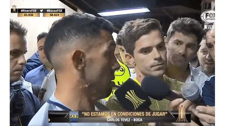 Tevez se la pudrió a los jugadores de River y recordó la agresión de 2015
