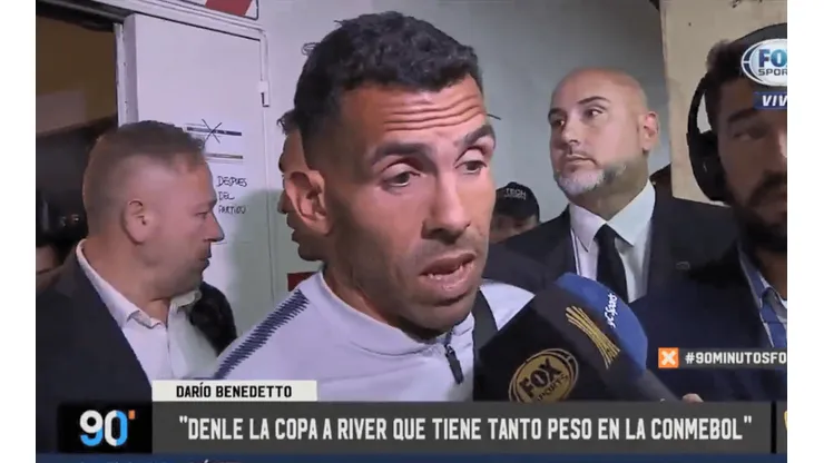 Explotó Tevez: "¡Estábamos vomitando y Conmebol nos obligaba a jugar!"
