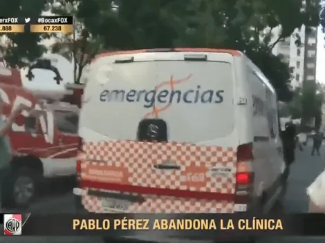 ¡Pablo Pérez dejó la clínica y está regresando al Monumental!