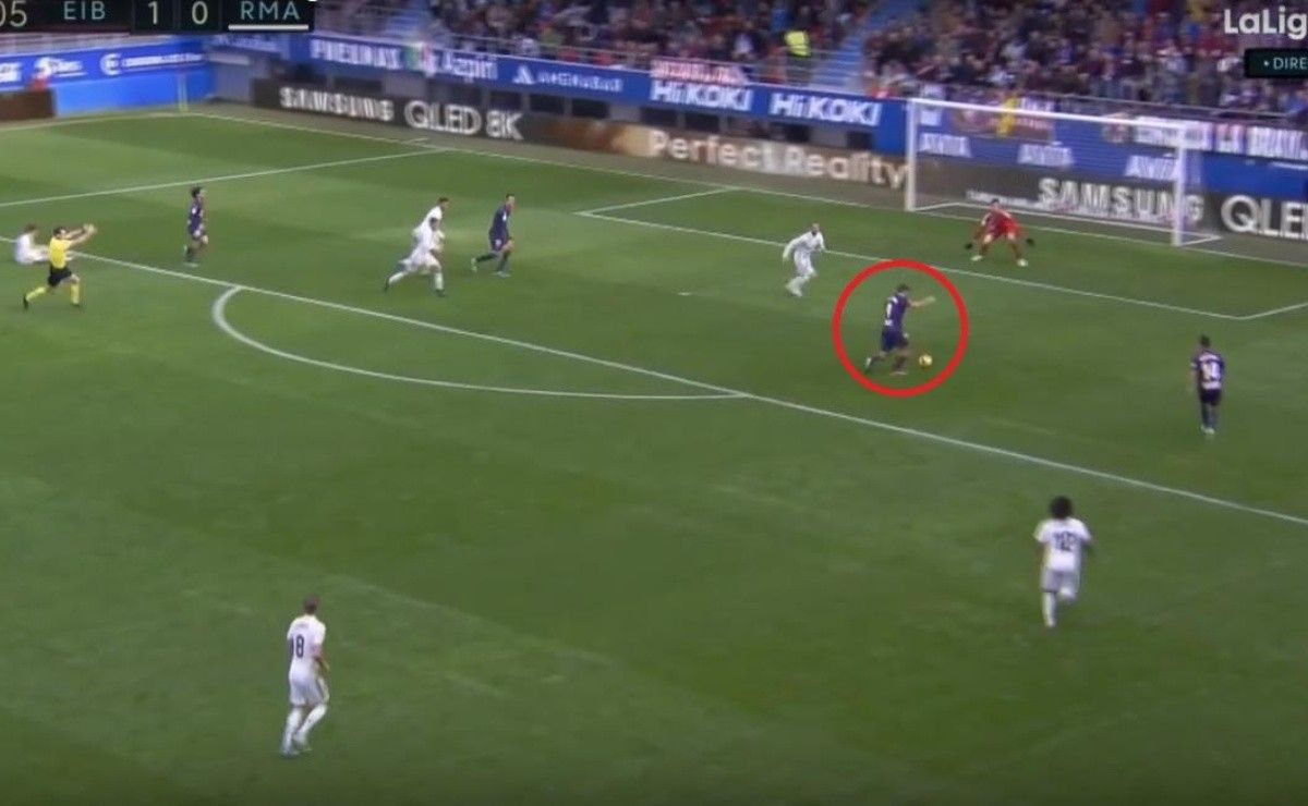 Descalabro defensivo de Real Madrid y gol de Eibar para el 2-0 - Bolavip