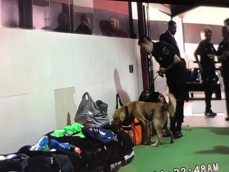 No le hicieron caso a D'Onofrio y la policía revisó, con perros, el vestuario de Boca