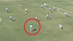 Iturbe hizo un verdadero golazo en el entrenamiento.