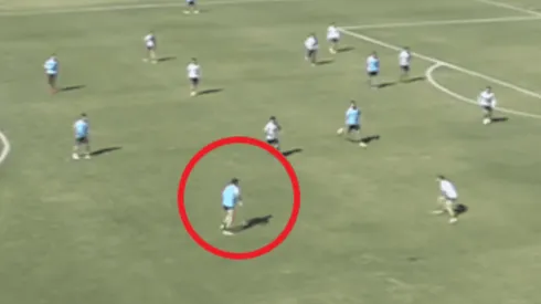 Iturbe hizo un verdadero golazo en el entrenamiento.