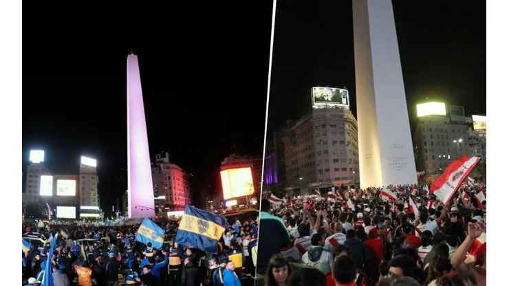 Sí, señores: el campeón del River-Boca podrá festejar en el Obelisco