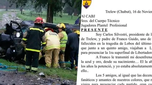 La carta del padre de uno de los chicos.