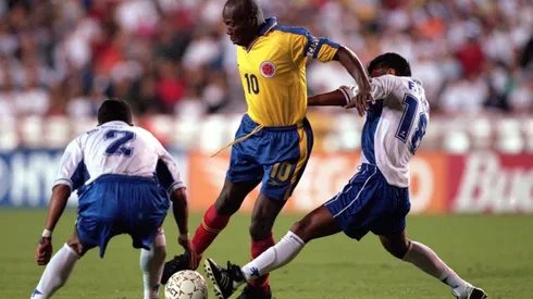 Faustino Asprilla en la Selección Colombia.