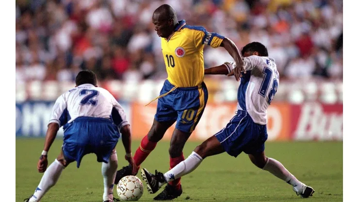 Faustino Asprilla en la Selección Colombia.