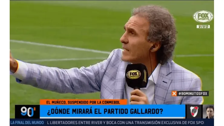 Ruggeri entendió todo y le explicó a Gallardo una estrategia para dar indicaciones en el partido