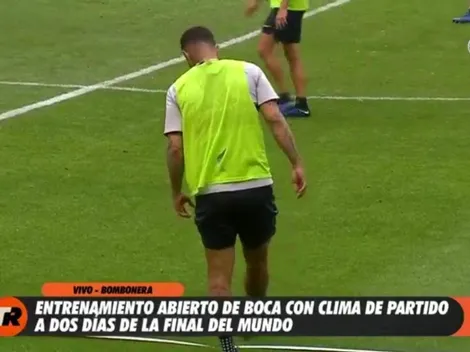 Ningún hincha de Boca se dio cuenta, pero Cardona asustó a todos en La Bombonera
