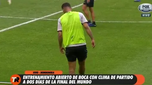 Ningún hincha de Boca se dio cuenta, pero Cardona asustó a todos en La Bombonera