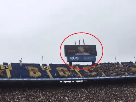 Esto es Boca: Benedetto apareció en la pantalla del estadio y La Bombonera se vino abajo