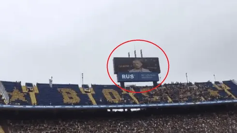 Esto es Boca: Benedetto apareció en la pantalla del estadio y La Bombonera se vino abajo