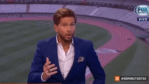 Foto de Sebastián Vignolo en su programa.