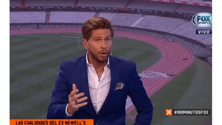 Foto de Sebastián Vignolo en su programa.