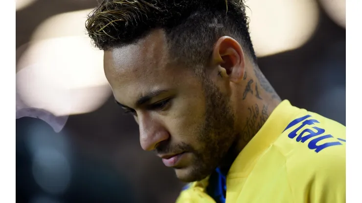 Foto de Neymar, jugador de la Selección de Brasil.