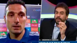 Distasio lo destruyó a Scaloni por su llanto: "¡Qué se va a emocionar!"