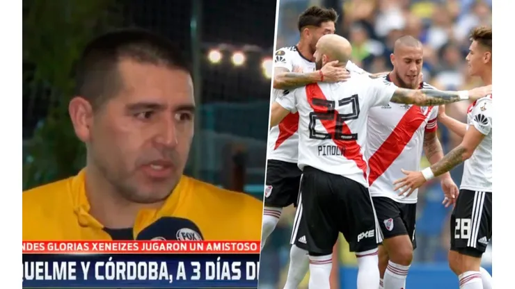 "Tenemos suerte que no esté", la ausencia de River que más festejó Riquelme
