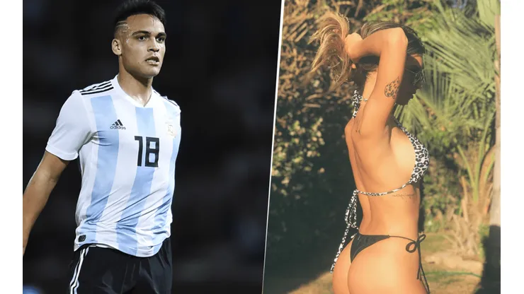 La novia de Lautaro Martínez subió dos fotos de espaldas, en bikini y disfrutando el sol