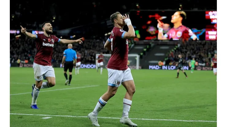 Foto de Javier Hernández, jugador de West Ham.
