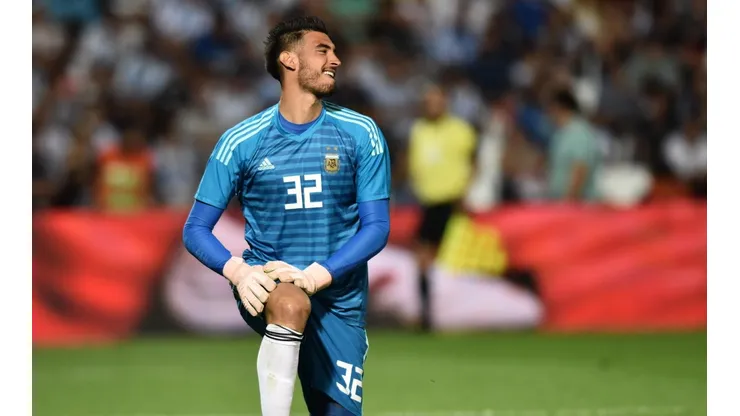 Foto del nuevo portero de la Selección Argentina.