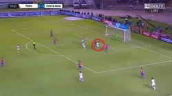 Gran gol de Perú ante Costa Rica.