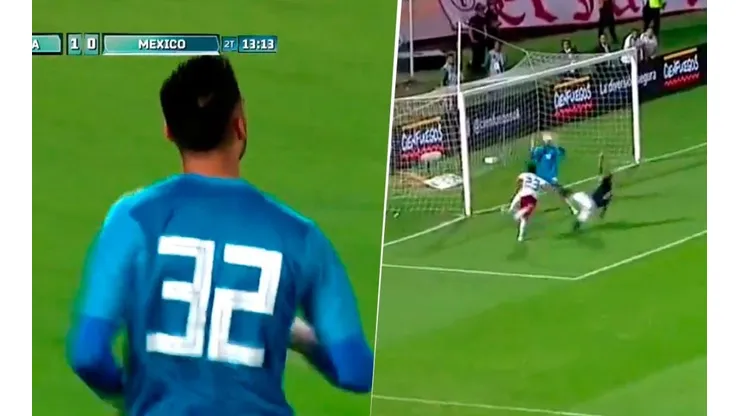 Gran atajada de Gazzaniga.