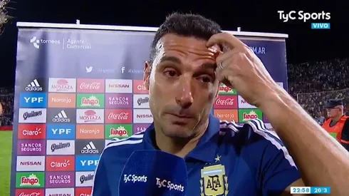 No podía ni hablar: a Scaloni le preguntaron por su etapa y casi se larga a llorar