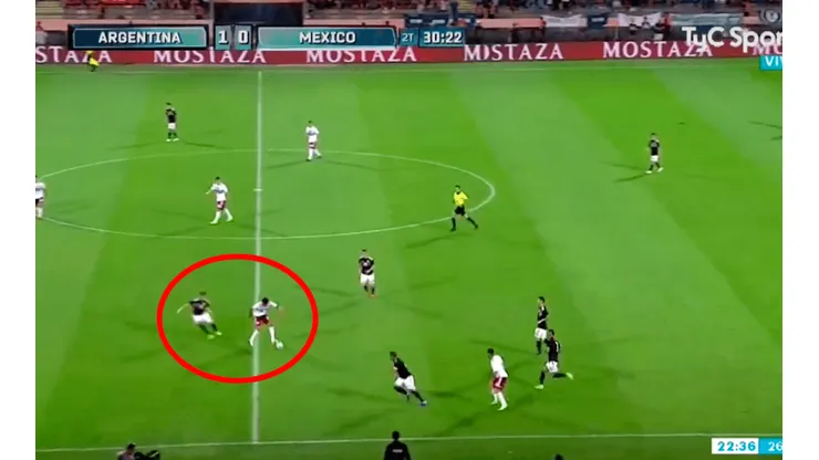 Jesús Gallardo dejó pintado a Funes Mori con un taco espectacular