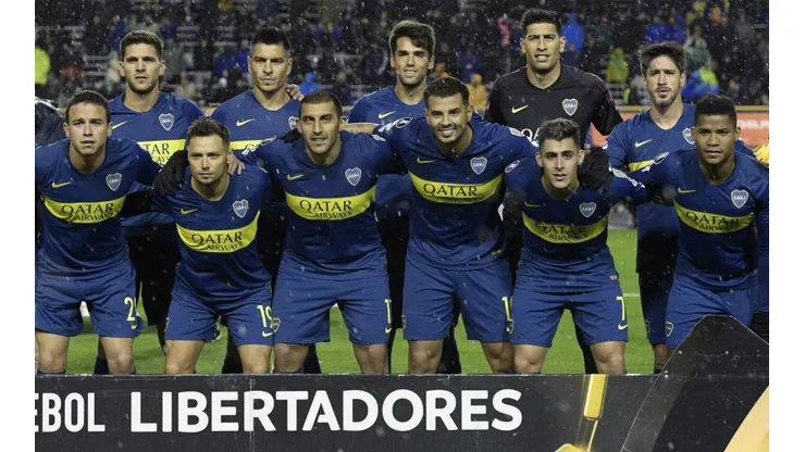 Boca antes de un duelo de Copa Libertadores.