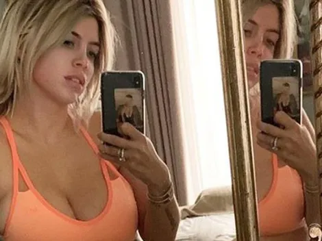 Wanda Nara subió una foto jugando al Pac-man con un enterito apretado e infartante