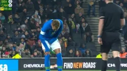 No duró ni diez minutos: Neymar se lesionó apenas empezó Brasil-Camerún