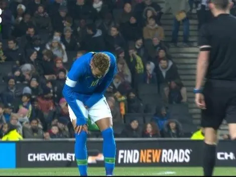 No duró ni diez minutos: Neymar se lesionó apenas empezó Brasil-Camerún