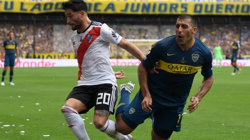 Boca y River igualaron 2-2 en la Bombonera.
