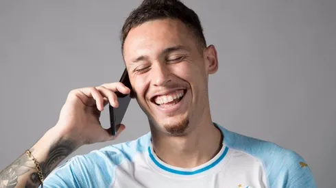 Ocampos en el tuit que utilizó su club para reírse de Boca.