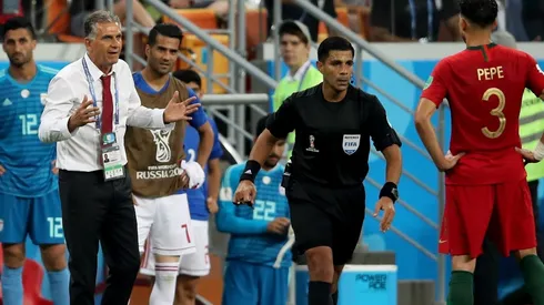 Carlos Queiroz durante el Mundial de Rusia.