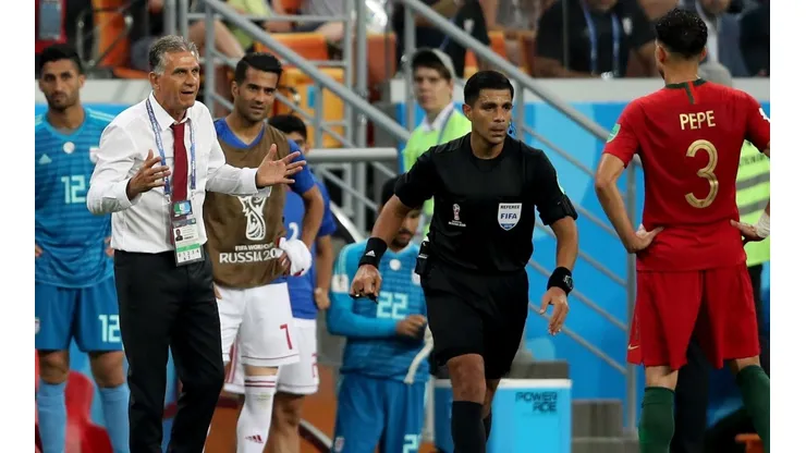 Carlos Queiroz durante el Mundial de Rusia.
