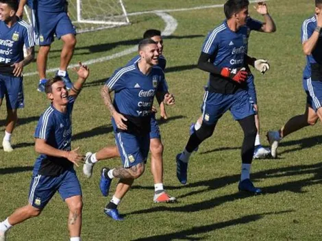 Dybala metió en el entrenamiento el golazo que le debe a la Selección Argentina