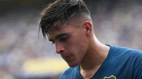 Cristian Pavón en el partido de ida.