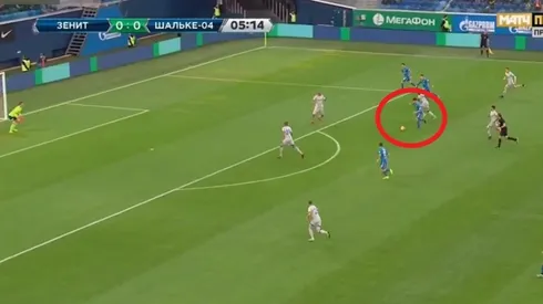 Se relame River: el primer gol de Kranevitter con el Zenit fue un verdadero golazo