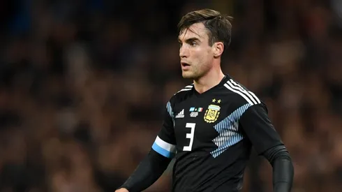 Nicolás Tagliafico en la Selección Argentina.