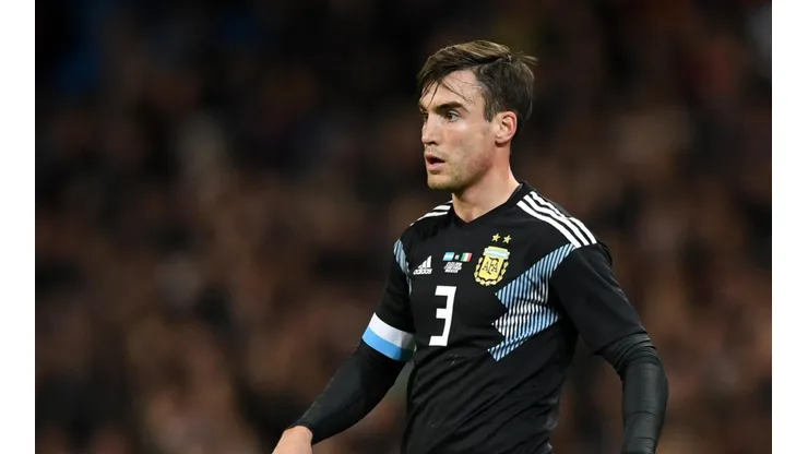 Nicolás Tagliafico en la Selección Argentina.