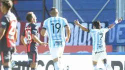El festejo de todo Atlético Tucumán.