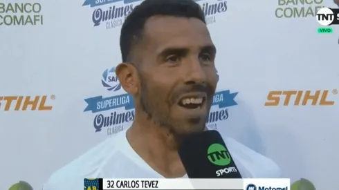 Apenas terminó el partido, Tevez dejó en claro que quiere jugar contra River sí o sí