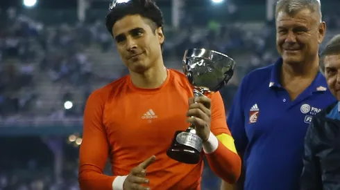 Ochoa festejó haber llegado a los 100 partidos.