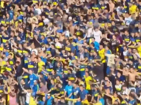 El canto que hicieron explotar los hinchas cuando salió Boca