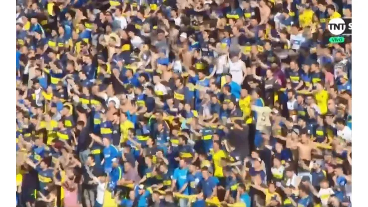 El canto que hicieron explotar los hinchas cuando salió Boca
