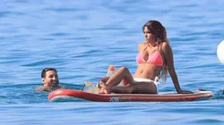 Lionel Messi junto a Antonella Roccuzzo.