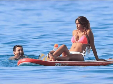 Lejos de la Selección, así descansa Messi con su familia en Dubai